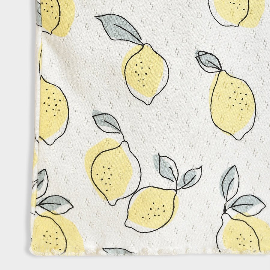 Happy Summer Lemon Printed T-Shirt Half Sleeve T-Shirt 5