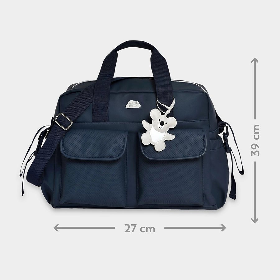 Happy Summer Navy Diaper Bag Diaper Bag 16