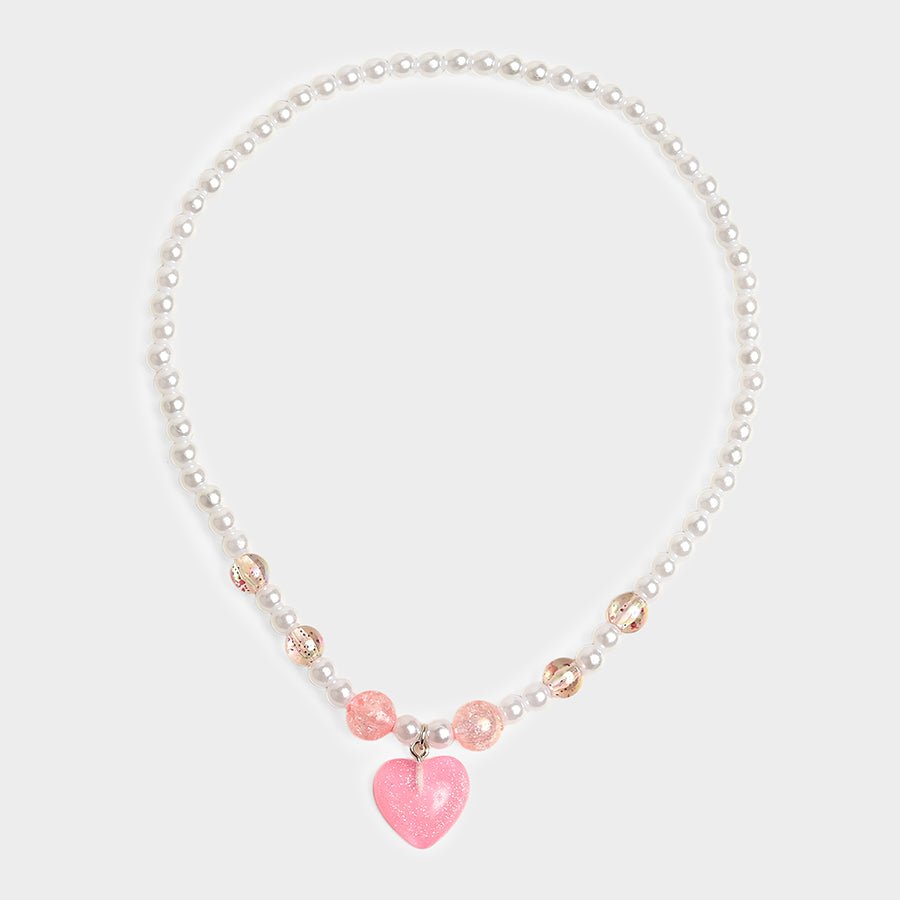 Happy Summer Pearl Necklace and Bracelet Set Necklace 2