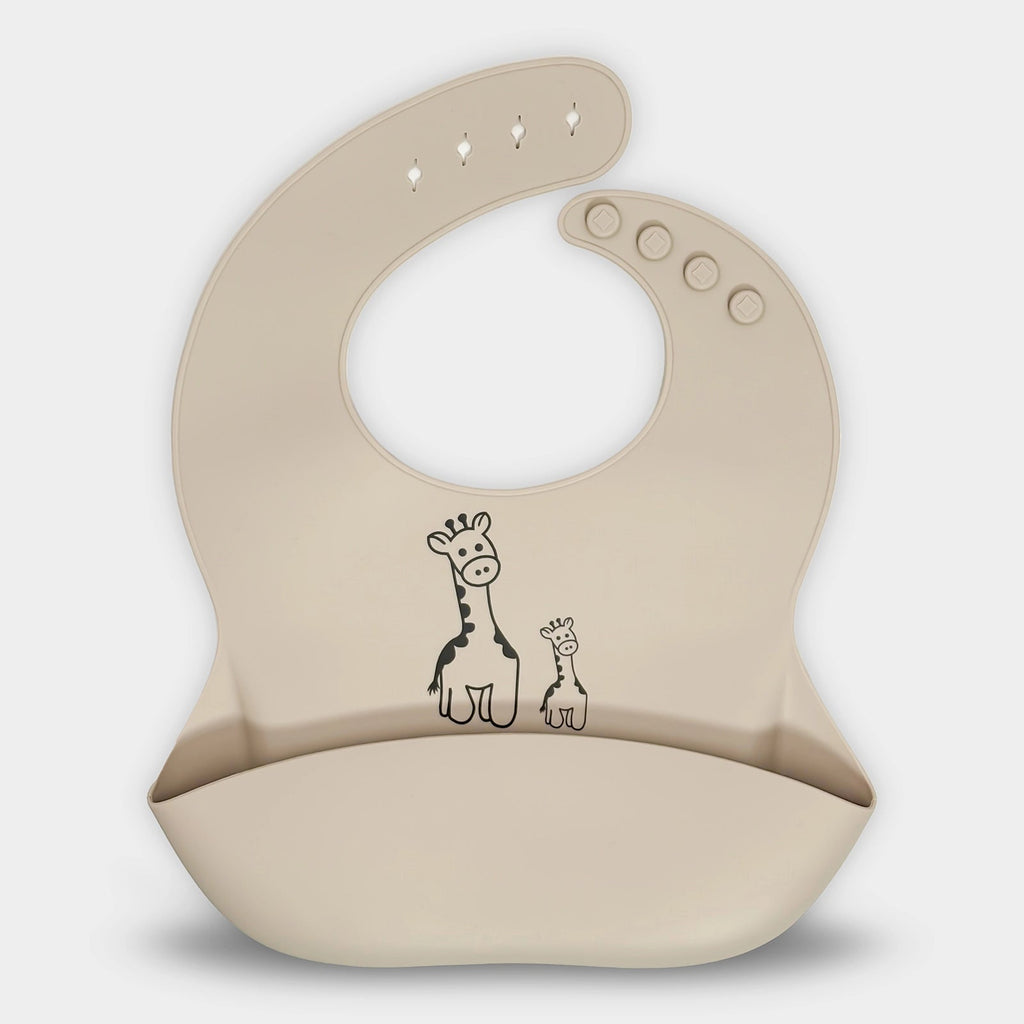 Happy Summer Silicone Bib Grey Bib 2