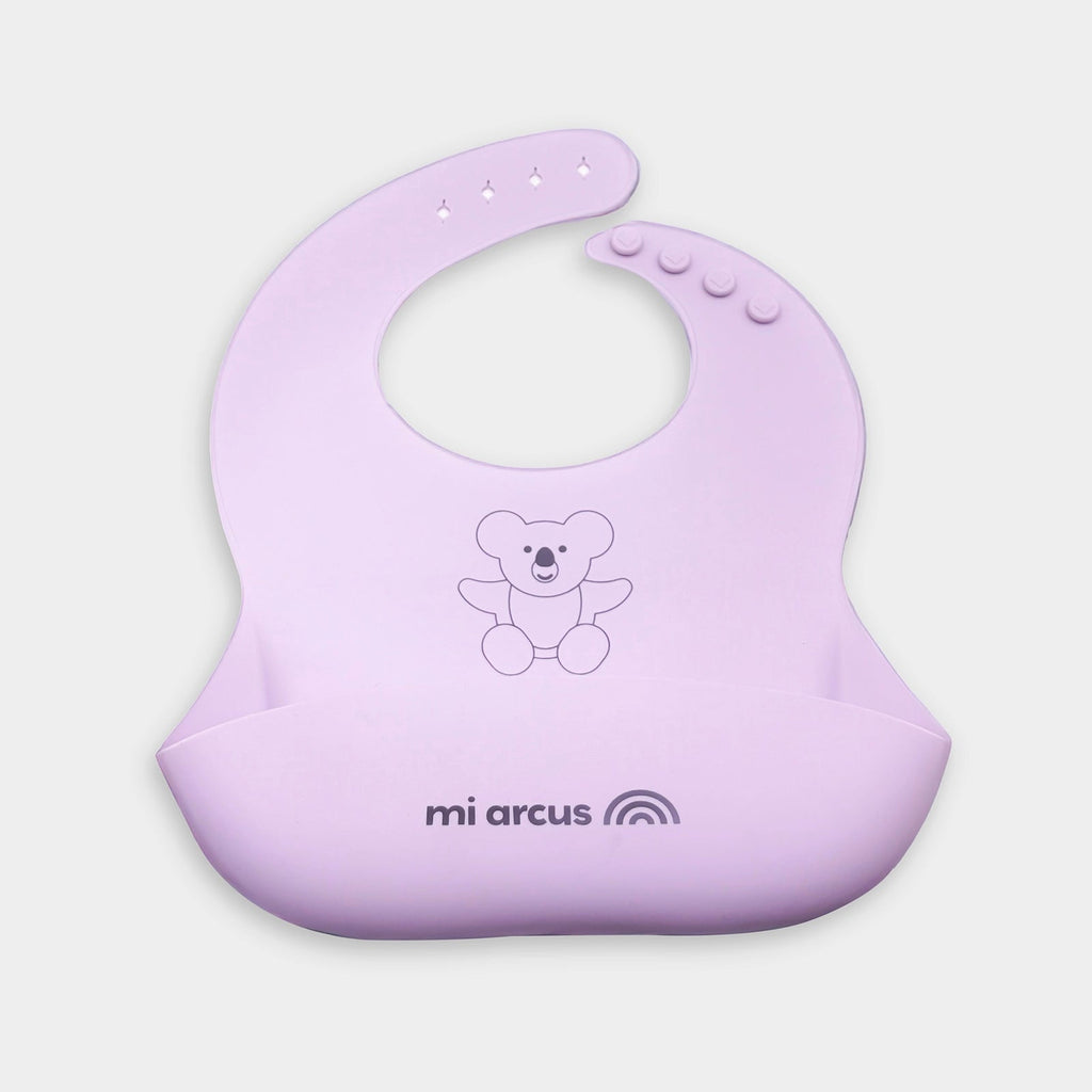 Happy Summer Silicone Bib Purple Bib 3