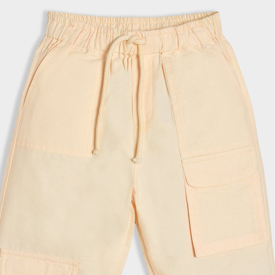 Happy Summer Solid Cream Jogger Jogger 4