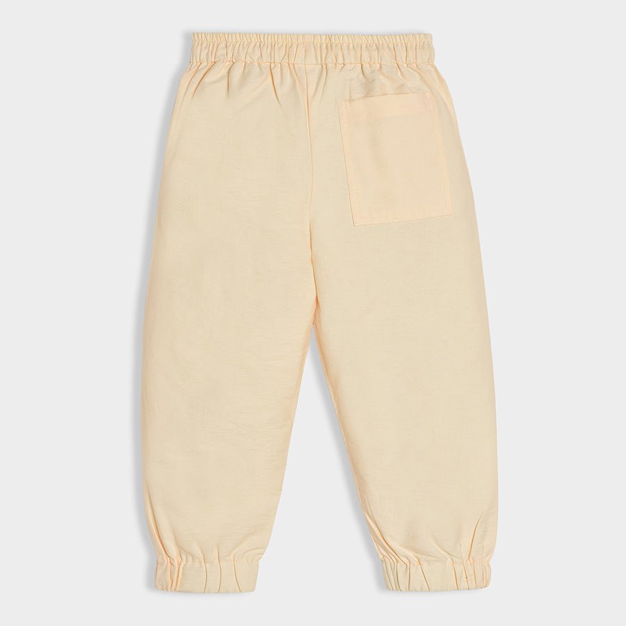 Happy Summer Solid Cream Jogger Jogger 3