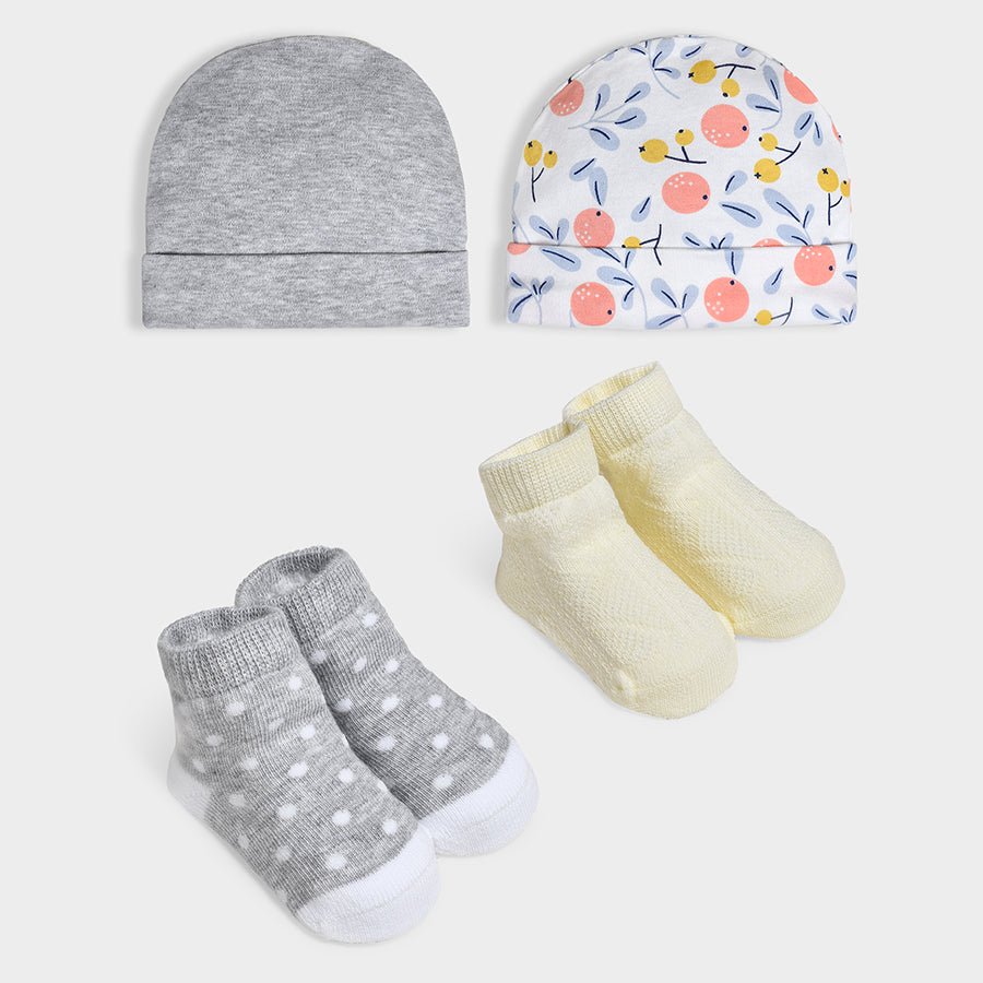Happy Summer Stem Cap & Socks Set Pack of 2 Cap & Socks 1