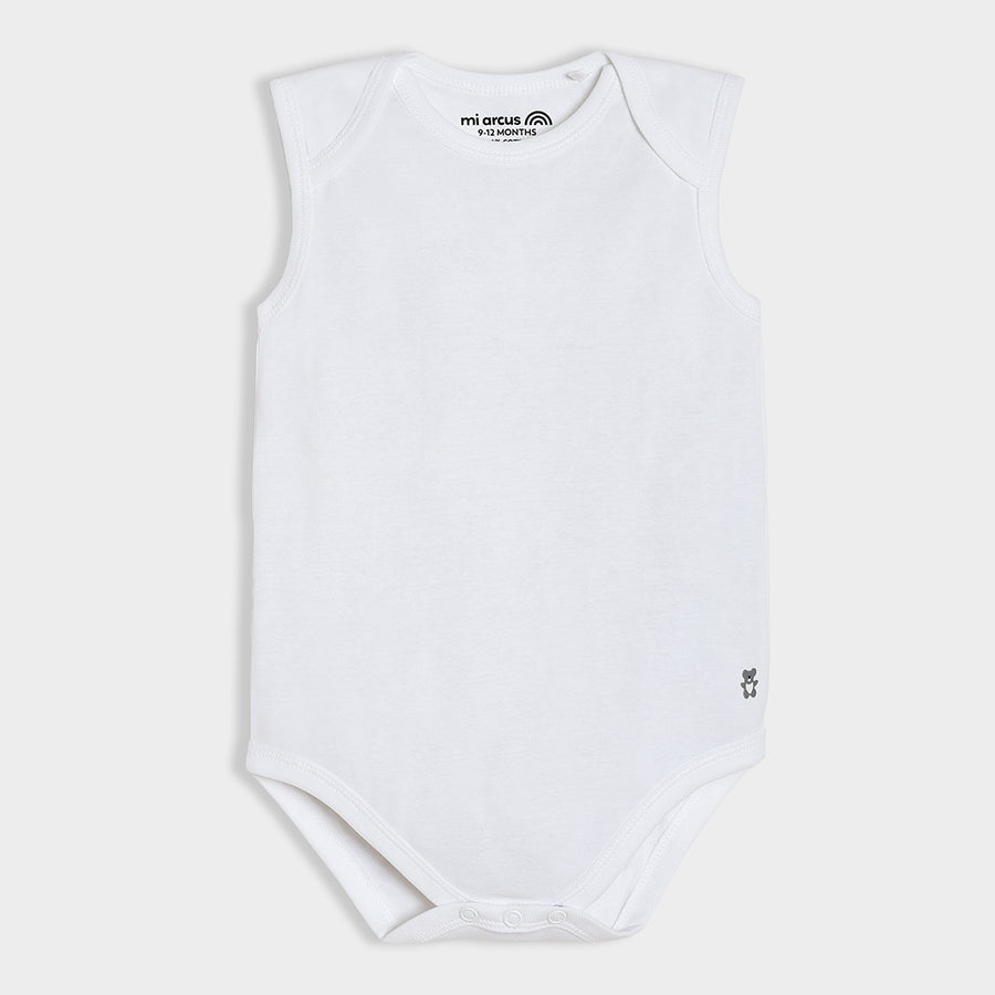 Happy Summer white Bodysuit Pack of 3 Bodysuit 2