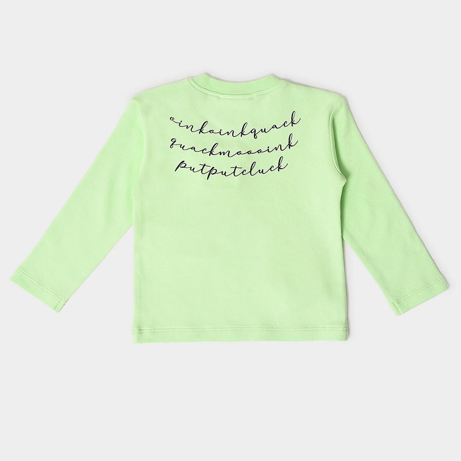 Kids Sweatshirt & Pyjama Set - Green Top Bottom Set 4