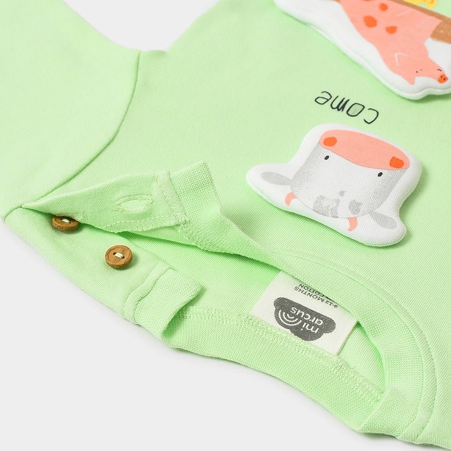 Kids Sweatshirt & Pyjama Set - Green Top Bottom Set 6