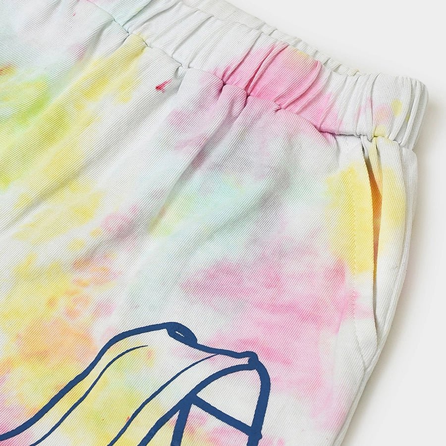 Kids Tie & Dyed Shorts - Pack of 2 Shorts 5