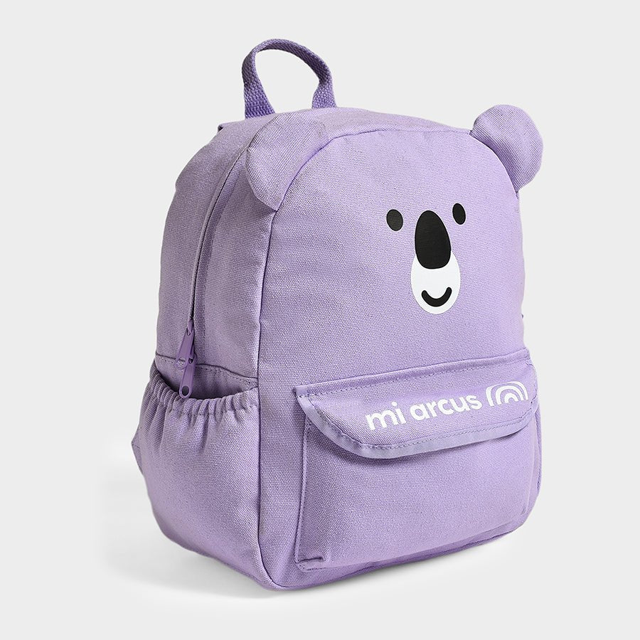 Koala Purple Woven Backpack for Kids School Bag 4