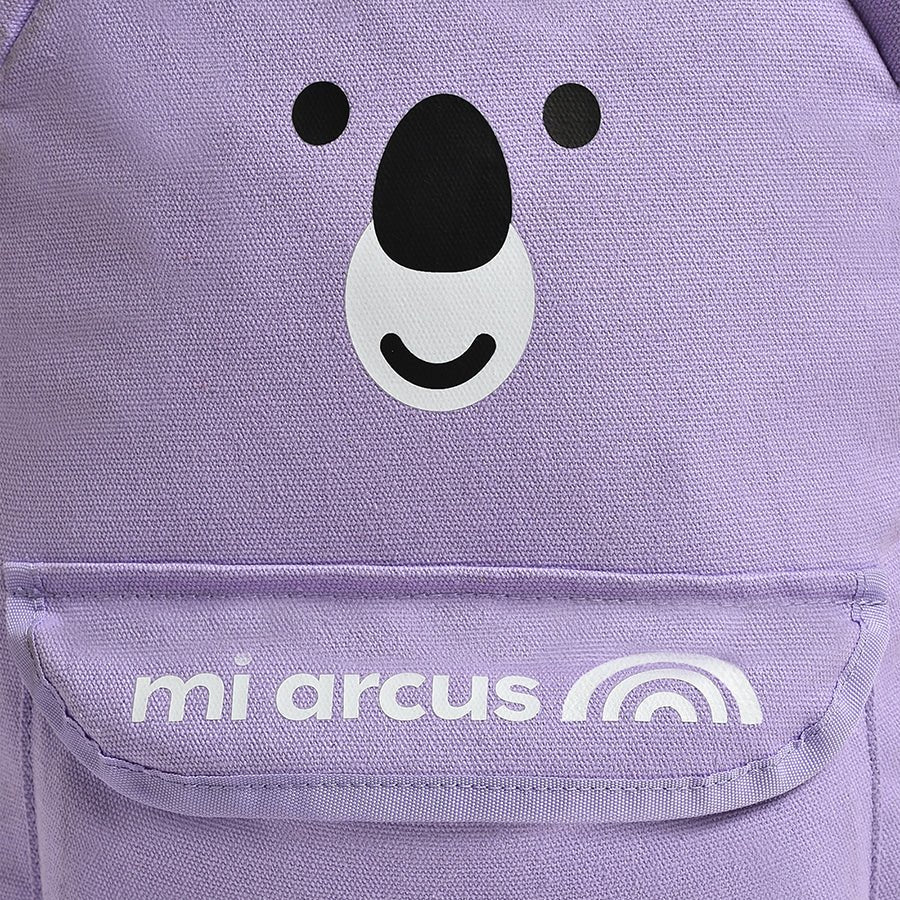 Koala Purple Woven Backpack for Kids School Bag 6