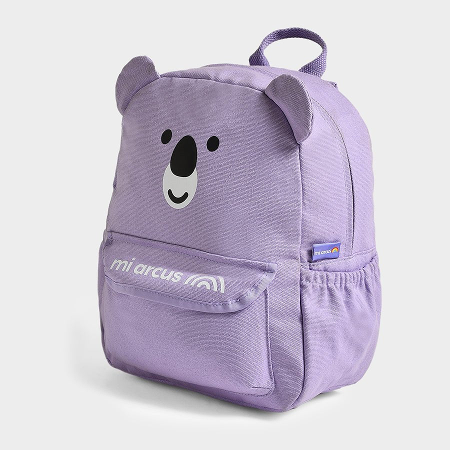 Koala Purple Woven Backpack for Kids School Bag 5