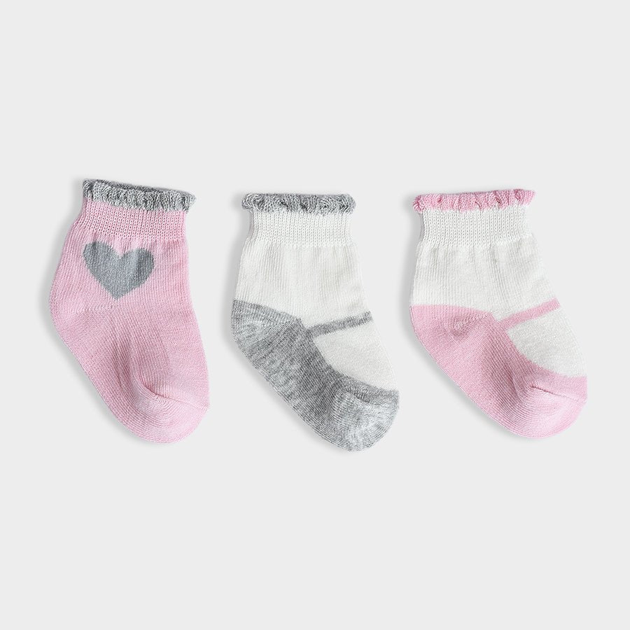 Luxe Bellet Knitted Socks Pack of 3 Socks 4