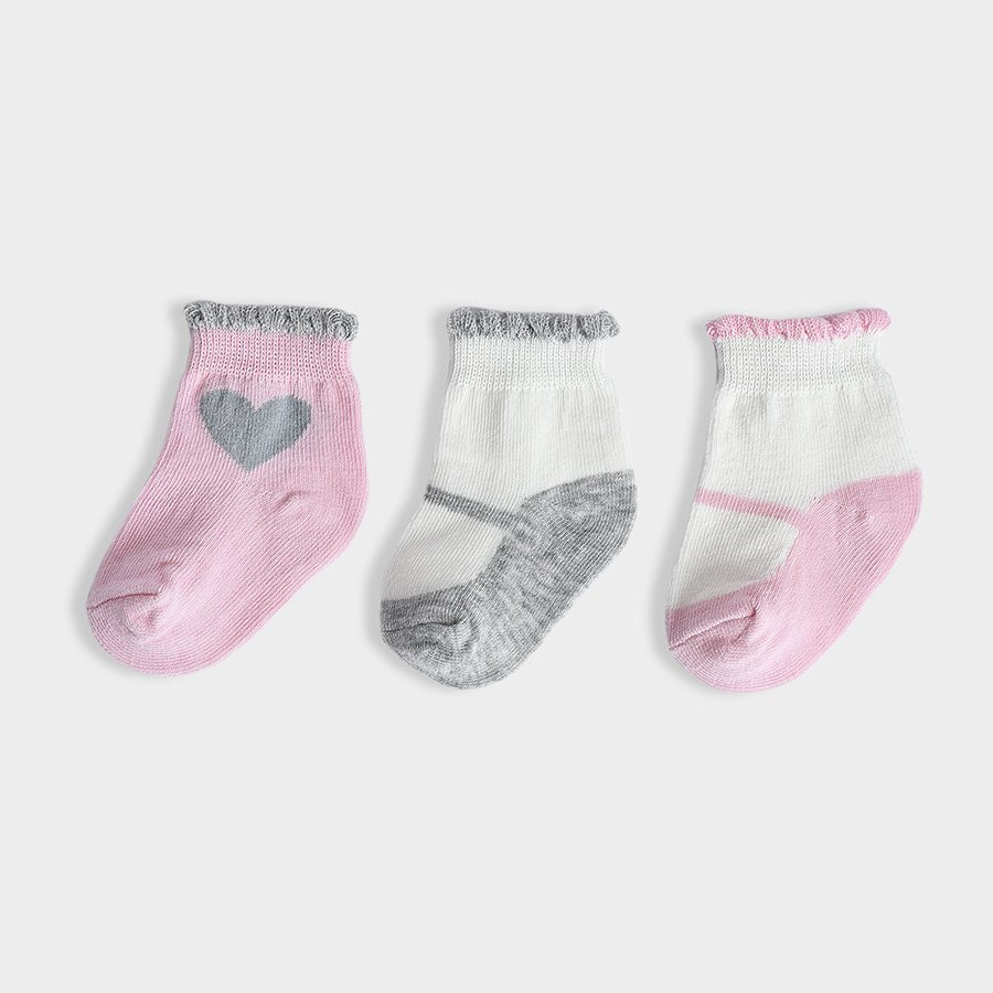 Luxe Bellet Knitted Socks Pack of 3 Socks 3