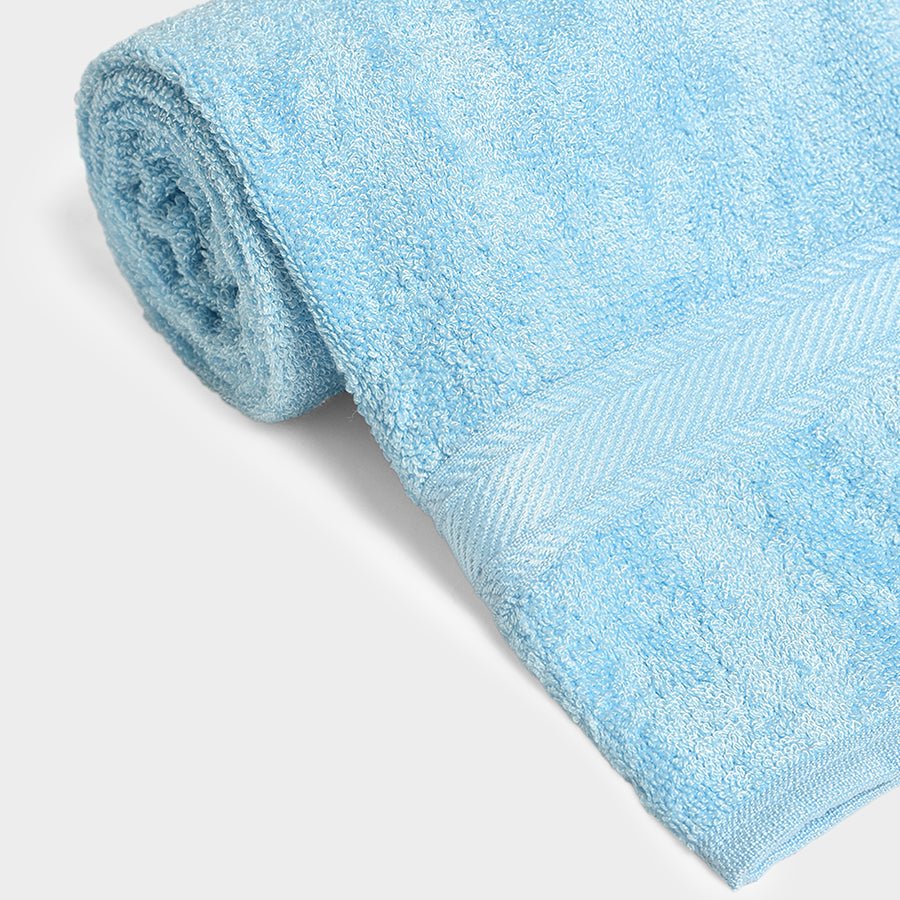 Luxe Blue Terry Bamboo Towel Towel 9