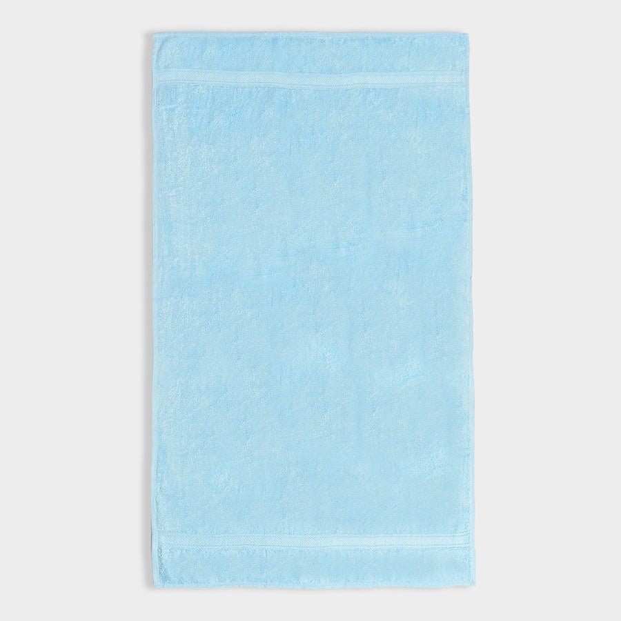 Luxe Blue Terry Bamboo Towel Towel 4