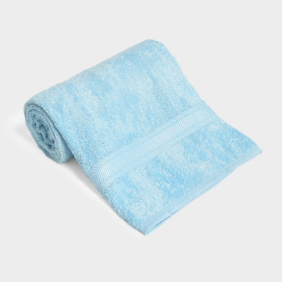 Luxe Blue Terry Bamboo Towel Towel 1