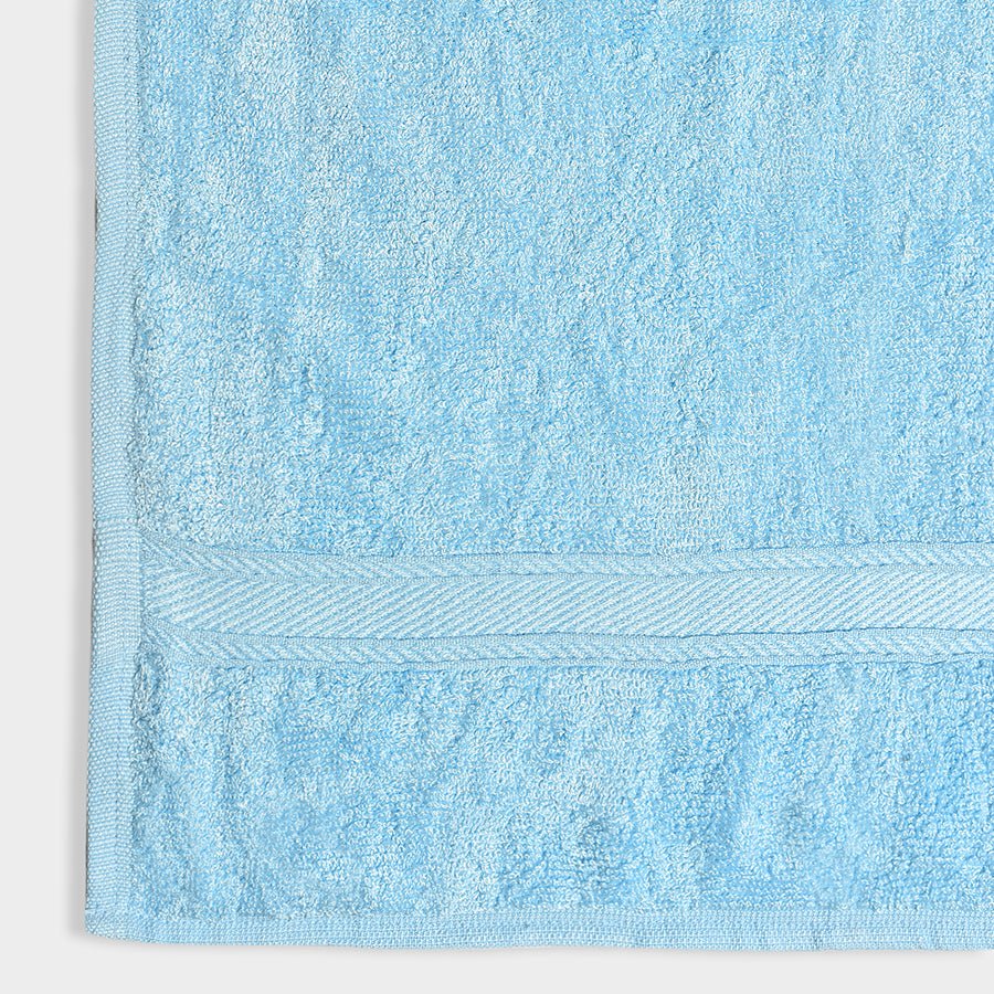 Luxe Blue Terry Bamboo Towel Towel 5