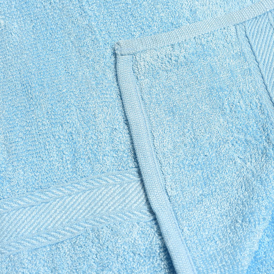 Luxe Blue Terry Bamboo Towel Towel 8