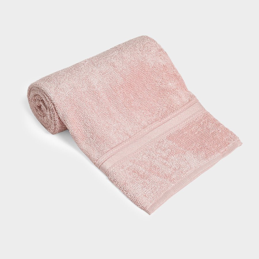 Luxe Pink Terry Bamboo Towel Towel 1