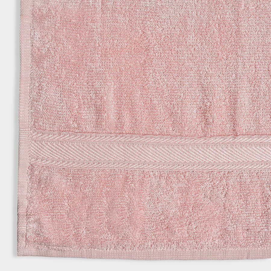 Luxe Pink Terry Bamboo Towel Towel 3