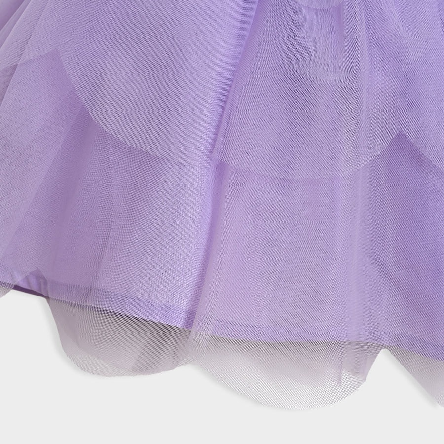 Luxe Solid Angel Skirt Purple Skirt 4