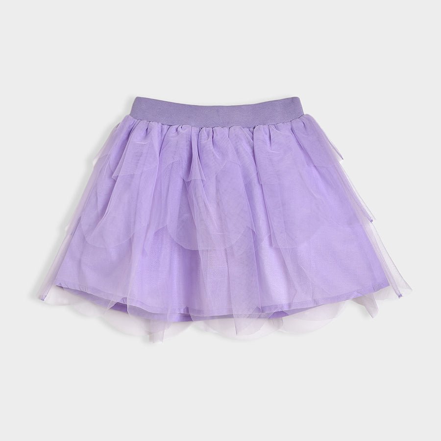 Luxe Solid Angel Skirt Purple Skirt 3