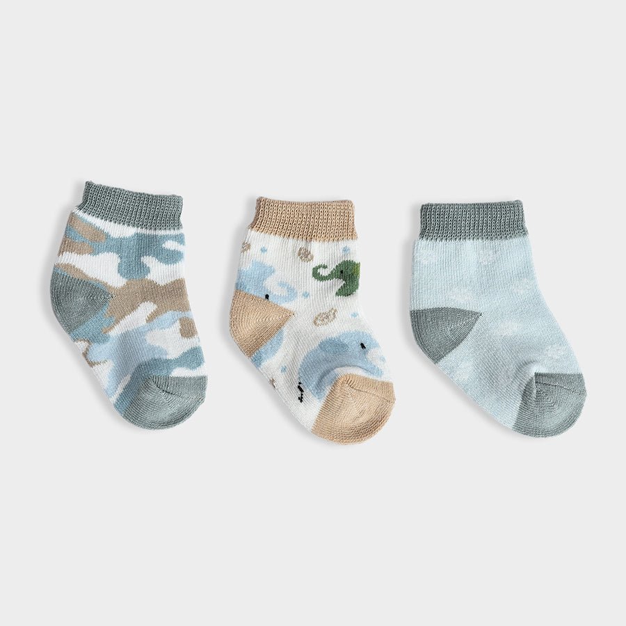 Luxe Wild Knitted Socks Pack of 3 Socks 4