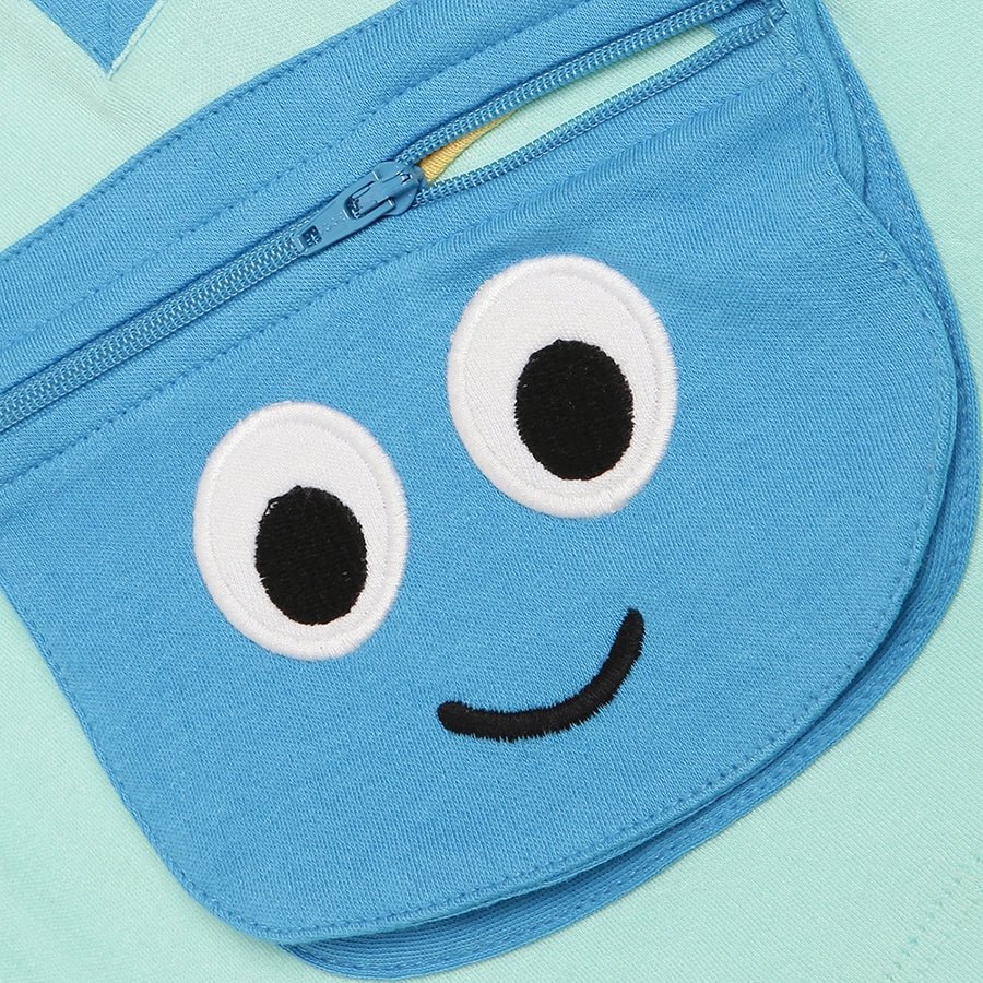 Malibu Full Sleeve Tee with Attached Smiley Bag Full Sleeve T-Shirt 5