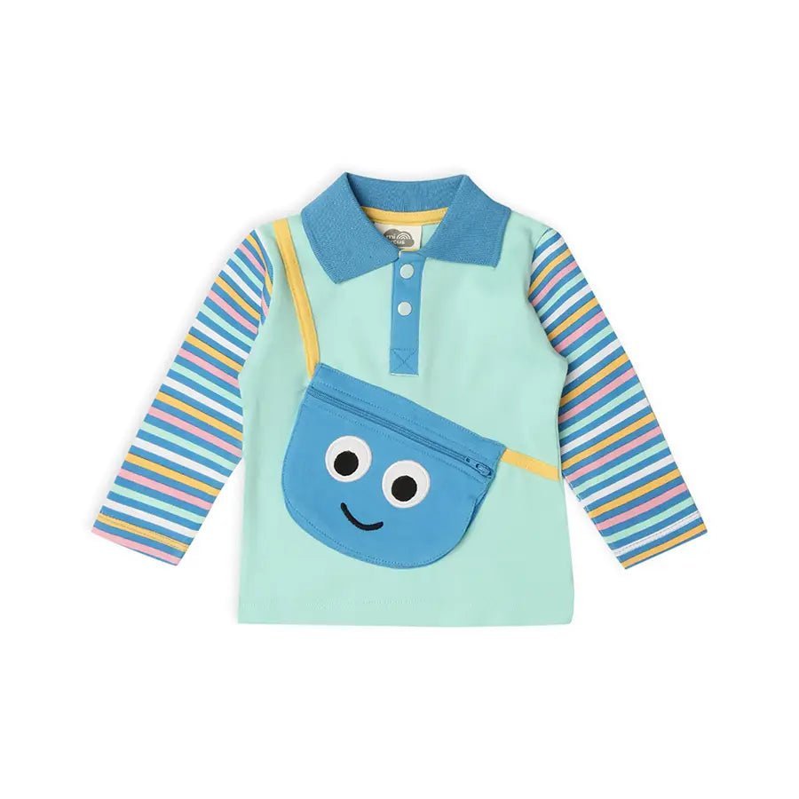 Malibu Full Sleeve Tee with Attached Smiley Bag T - Shirt Full Sleeves 2