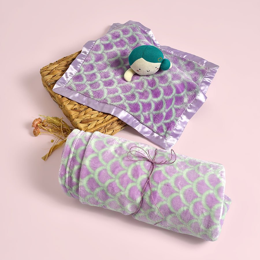 Mermazing Orchid Blanket & Security Blanket Blanket 3