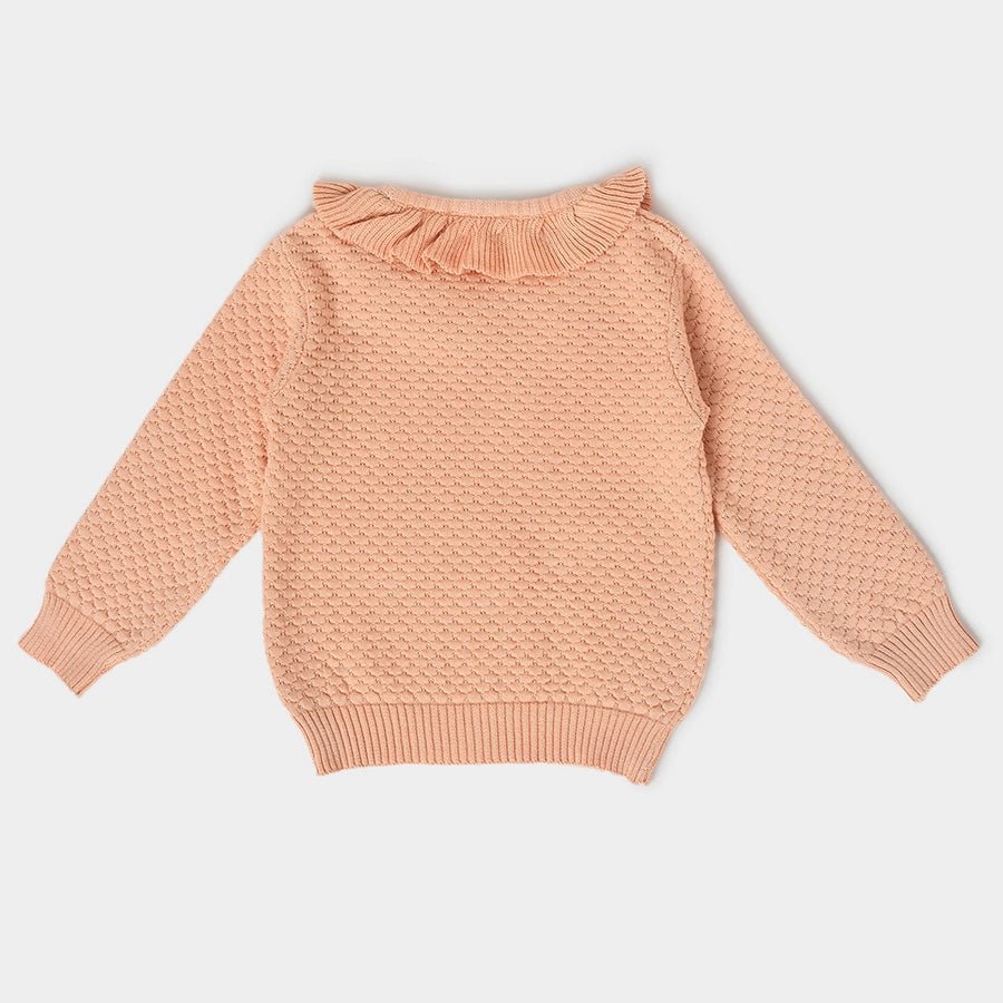 Misty Coral Knitted Jumper Set Top Bottom Set 4