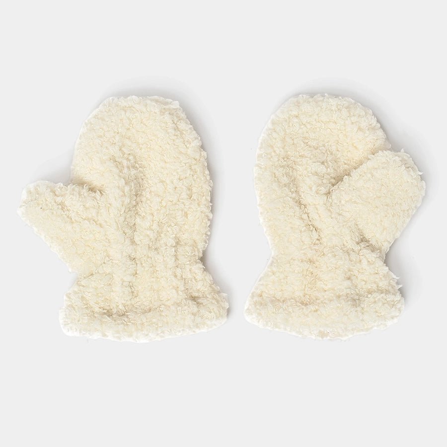 Misty German Teddy Fur Cap and Mittens Set Cap 7