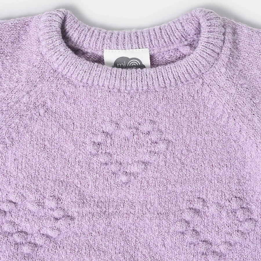 Misty Glimmer Knitted Sweater for Kids Sweater Full Sleeves 4