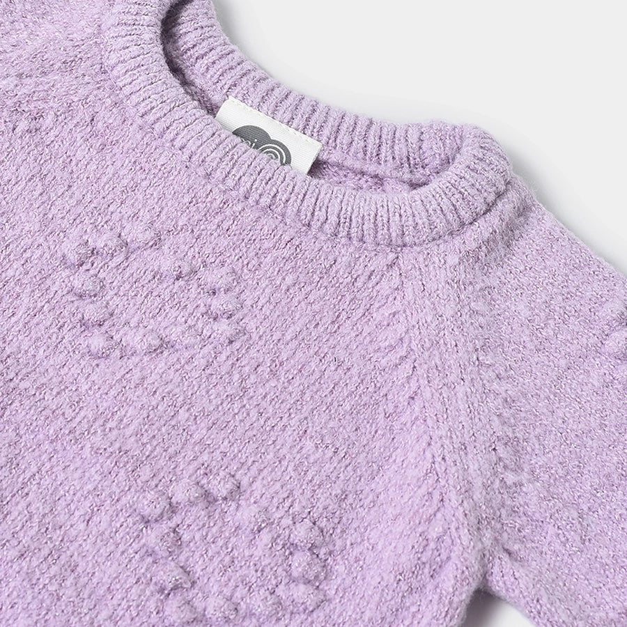 Misty Glimmer Knitted Sweater for Kids Sweater Full Sleeves 5