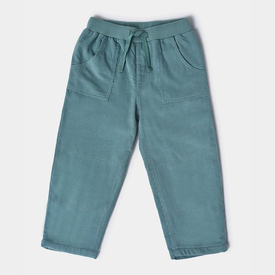 Misty Granite Corduroy Jogger for Kids Bottom Wear 1