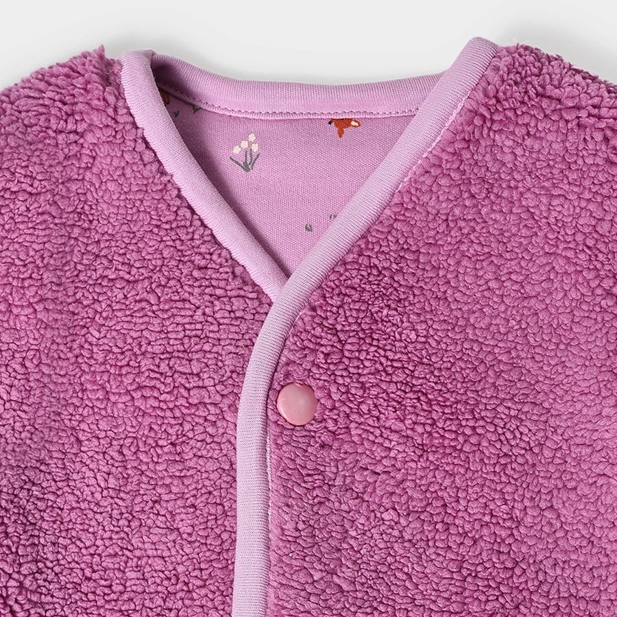 Misty Mulberry Reversible Jacket Pink Reversible Jacket Half Sleeves 9