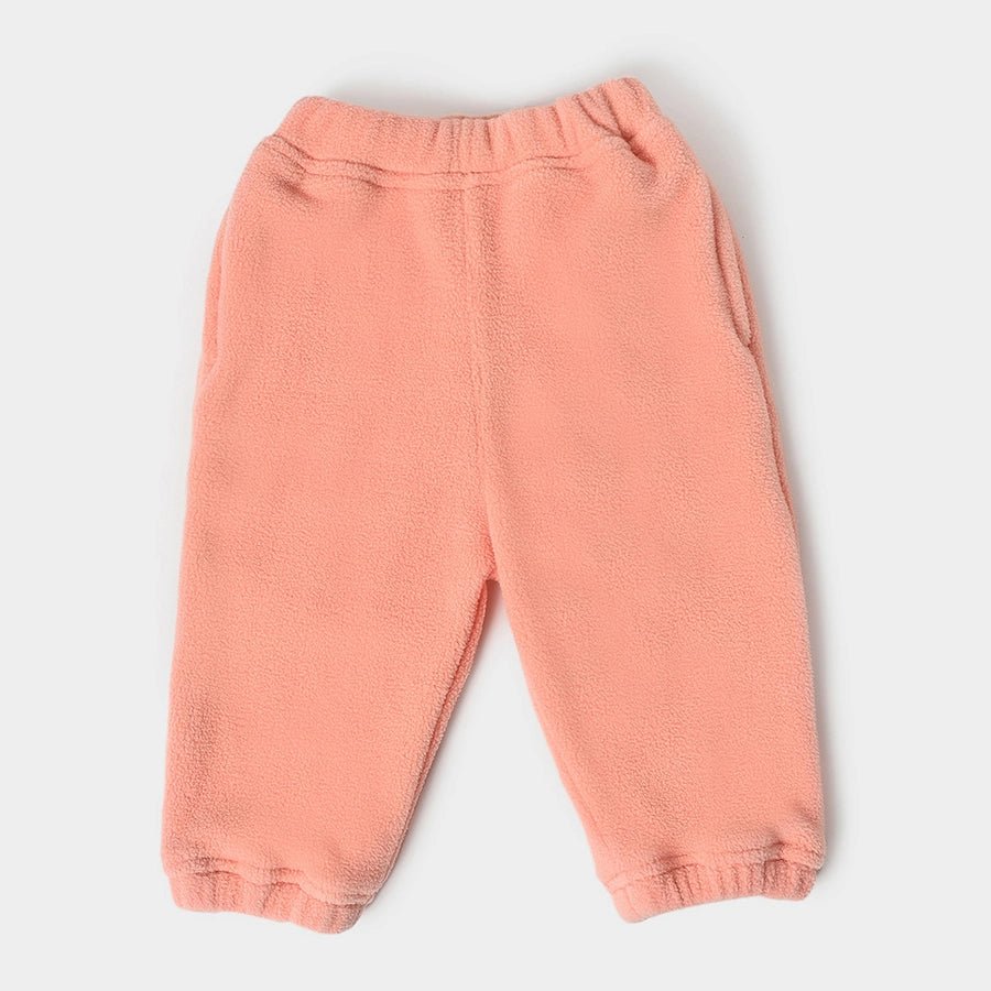 Misty Peach Knitted Pajama Bottom Wear 1