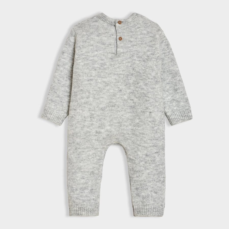 Misty Reindeer Knitted Sleepsuit Sleep Suit 2