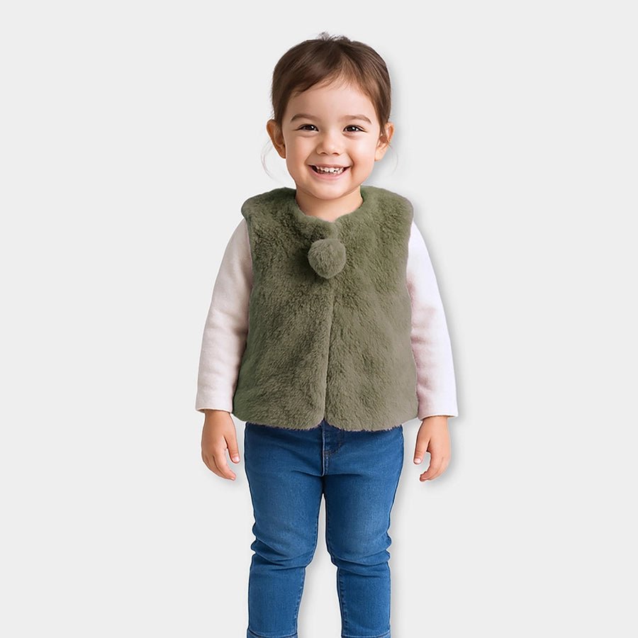 Misty Sleeveless Shrug For Kids Sleeveless Jacket 2