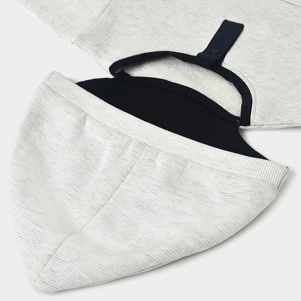 Misty White Hooded Pullover Sweatshirt Hoodies 8