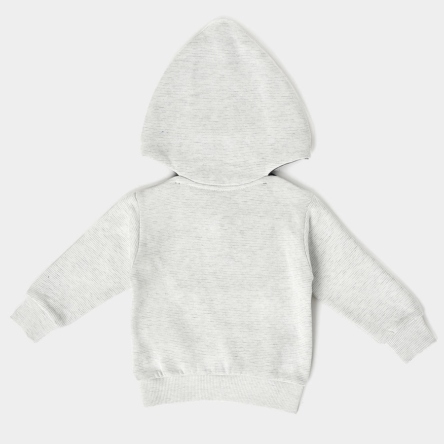 Misty White Hooded Pullover Sweatshirt Hoodies 3