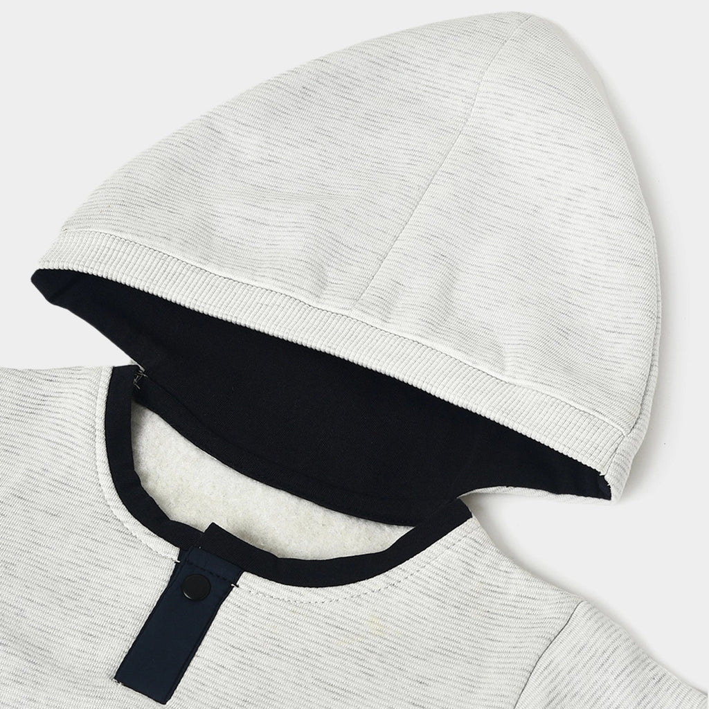 Misty White Hooded Pullover Sweatshirt Hoodies 6