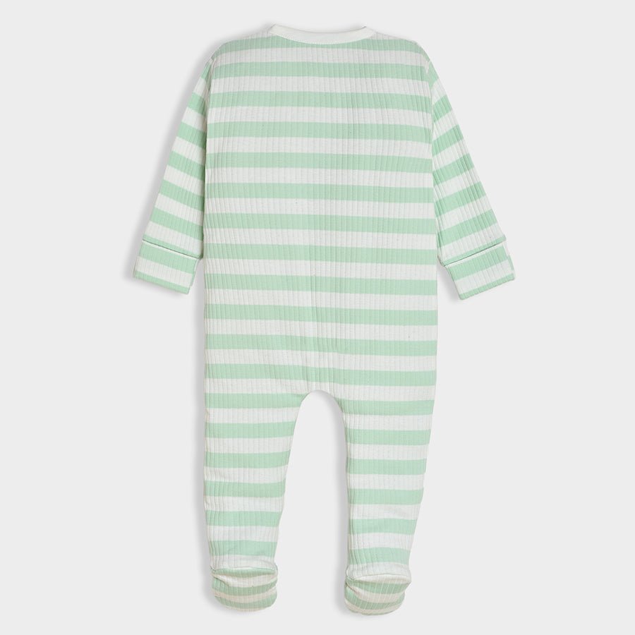 Mummy & Me Aqua Striper Sleep Suit Sleep Suit 3