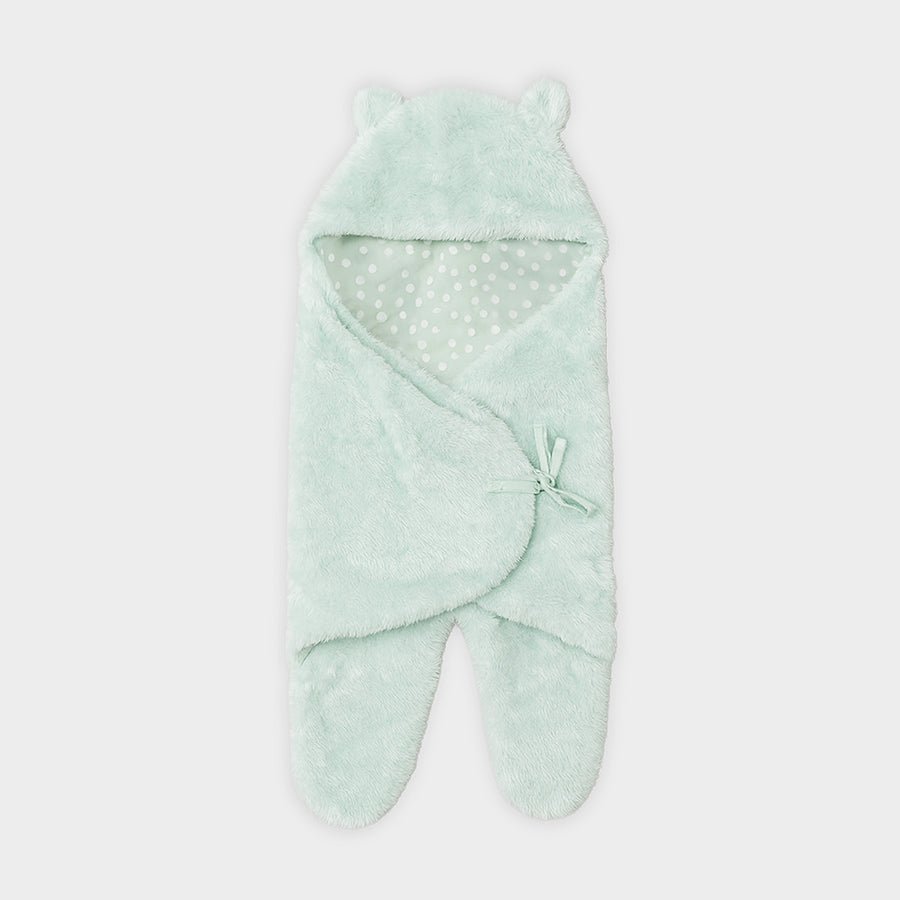 Mummy & Me Flurry Solid & Inner Printed Wrap Wrap 1