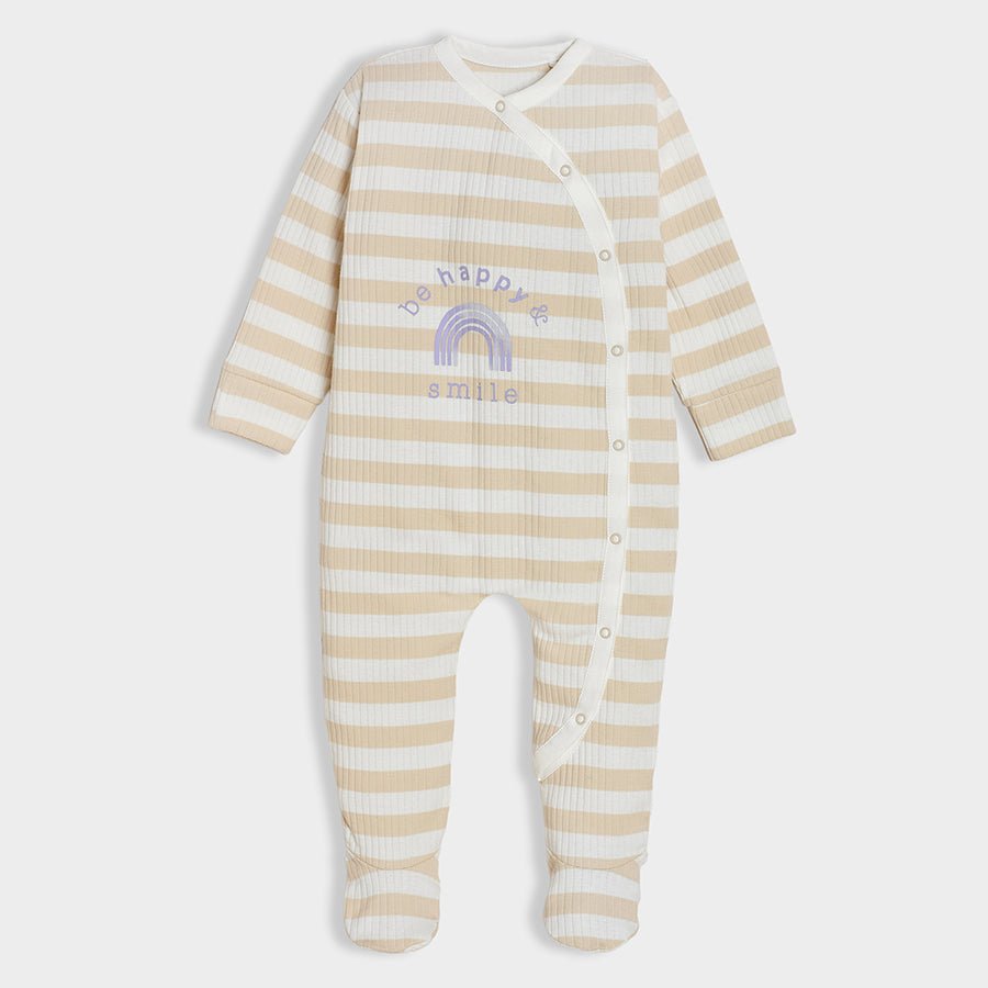 Mummy & Me Happy Striper Sleep Suit Sleep Suit 1