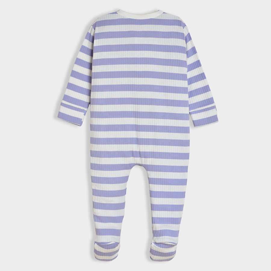 Mummy & Me Lilac Striper Sleep Suit Sleep Suit 3