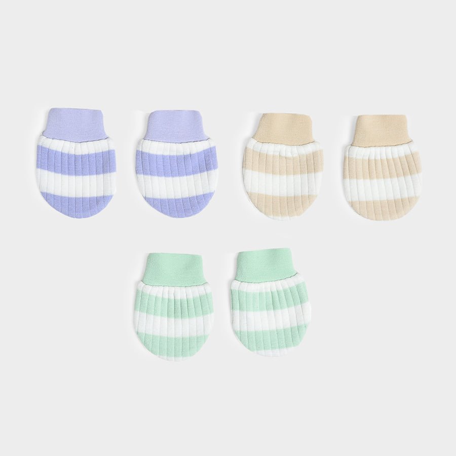 Mummy & Me Pastel Mitten Set Pack of 3 Mittens 2