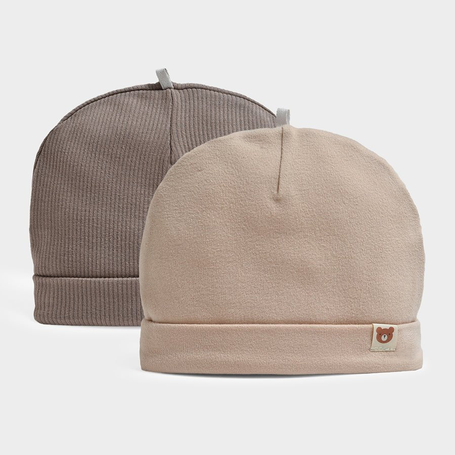 Neutral Love Bruin Solid Cap Pack of 2 Cap 1