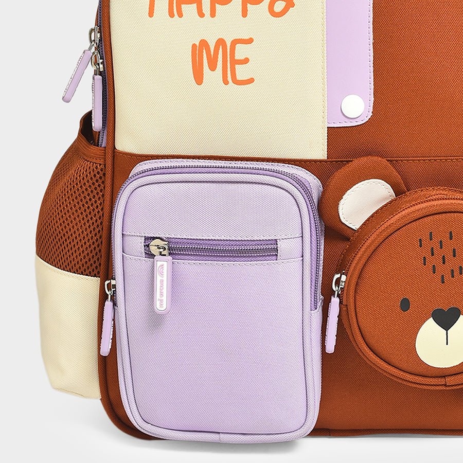 Neutral Love Caramel School Bag Backpack 9