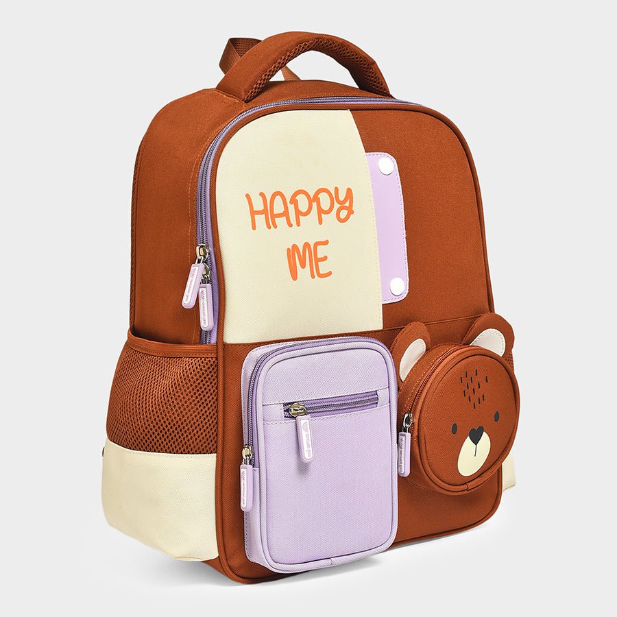 Neutral Love Caramel School Bag Backpack 6